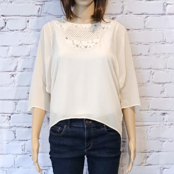 PINS& NEEDLES, Beautiful Boho cream embroidered blouse - Picture 4 of 10